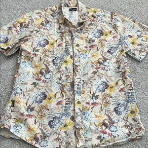 Multicolor Men’s Floral Button Down Shirt